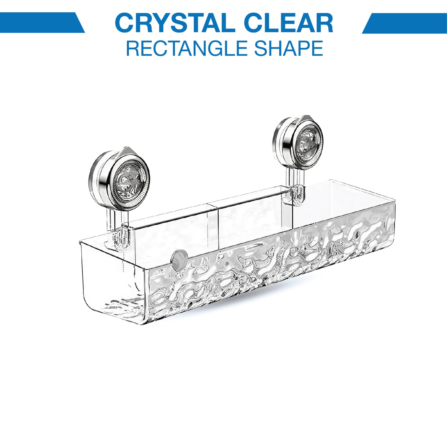 DOMIVIEW™ UltraGrip Shower Caddy – No-Drill, Rustproof & Reusable with Hooks